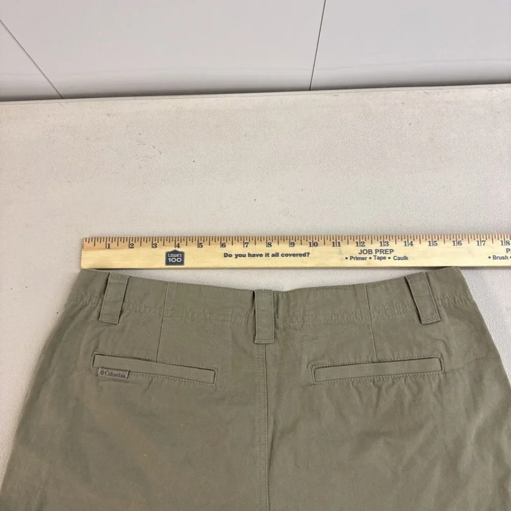 Columbia Hiking Shorts Womens‎ 10 Flat Front Chino